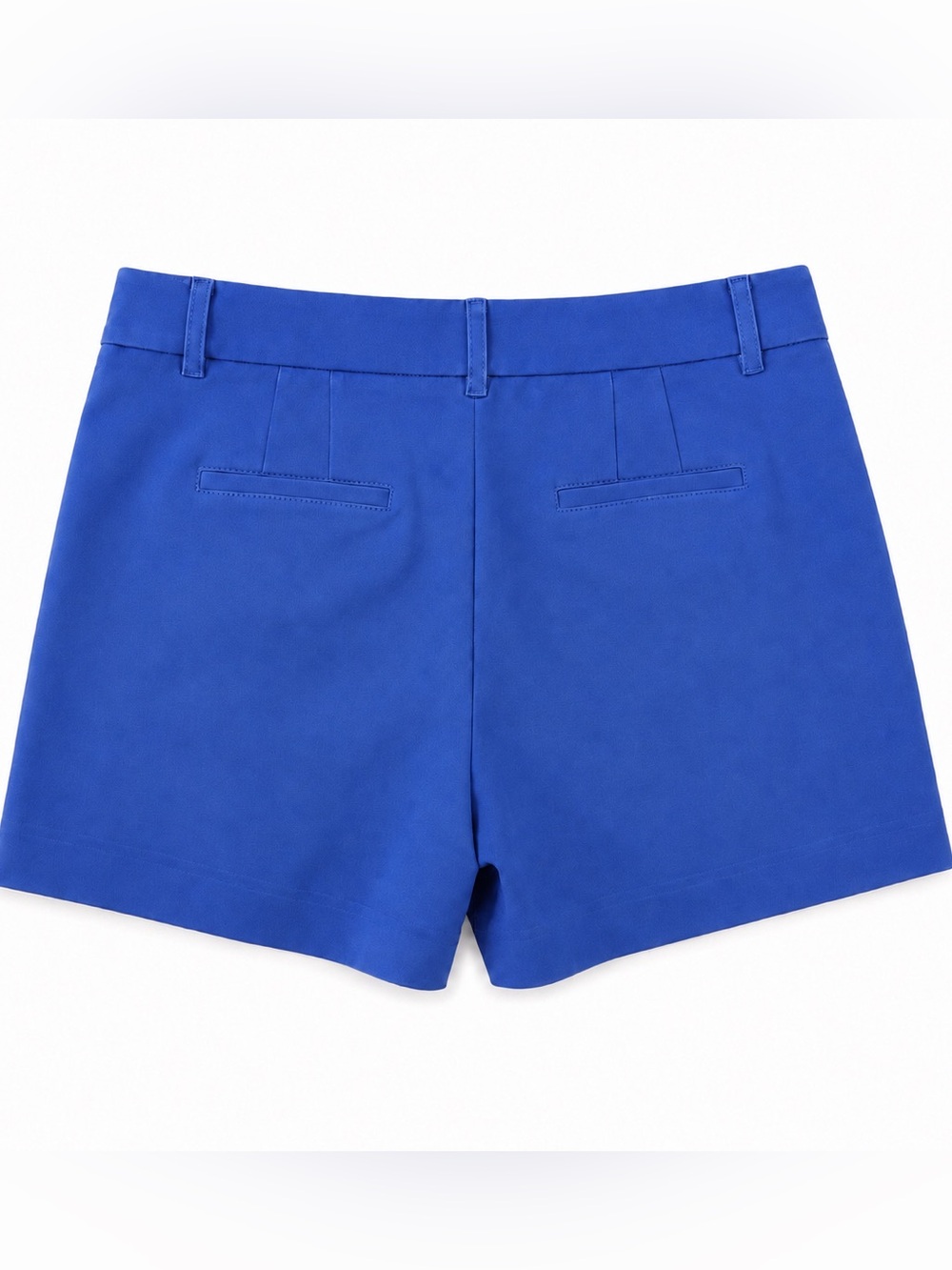 White House Black Market Blue Tailored Shorts Size 10 Stretch - Picture 2 of 5